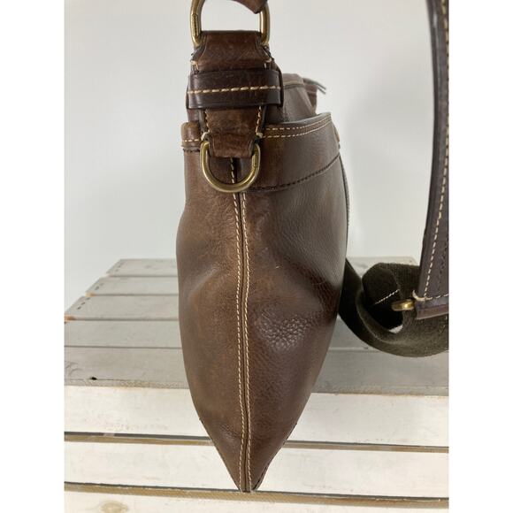 COACH 70053 LARGE VNTAGE LEAHTER MENS SLING BAG - Picture 3 of 14